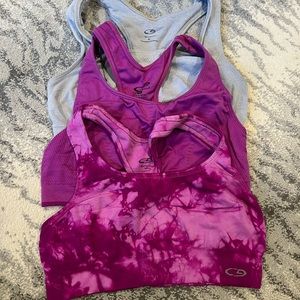 3 champion for target size medium sports bras - gently used